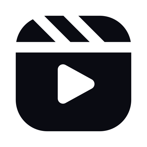 clapper board flat icon